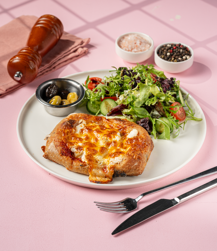 Ciabata Pizza ( Jambon - Cheddar )